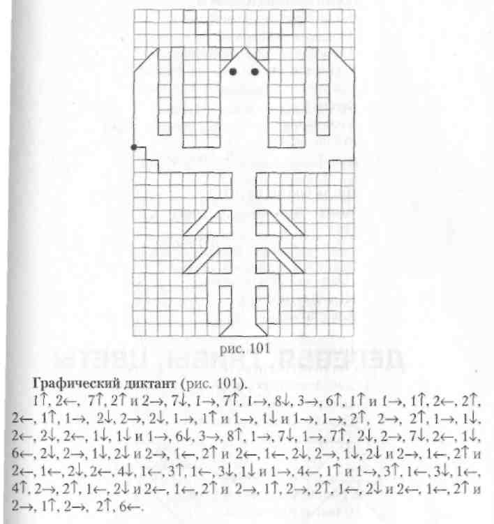 Графический диктант 1 класс
