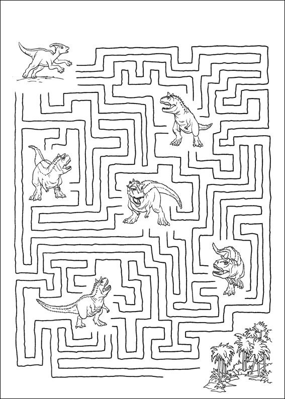 Задания с динозавриками для дошкольников