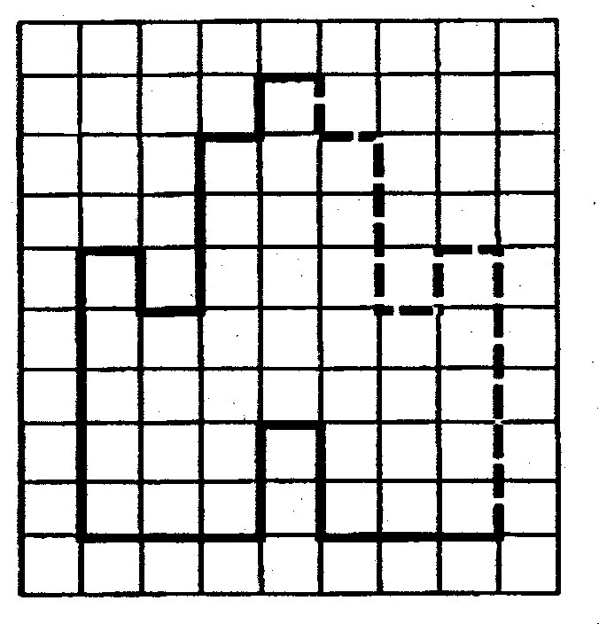 Графический диктант крепость по клеточкам