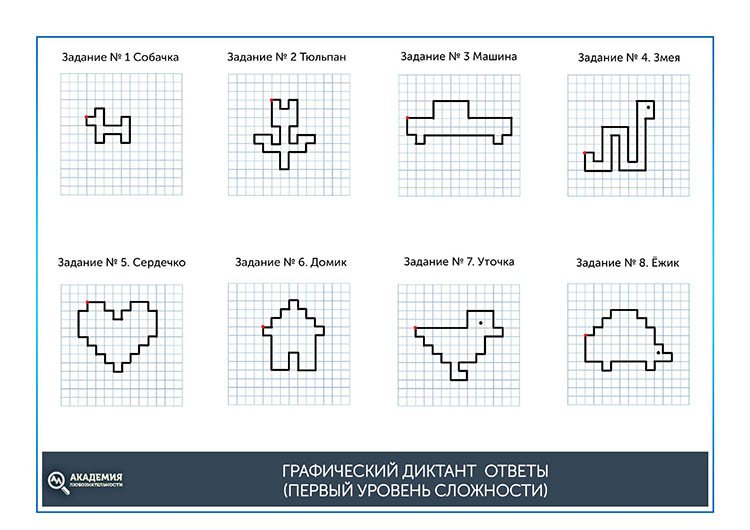 Задания по клеточкам для детей 5-6