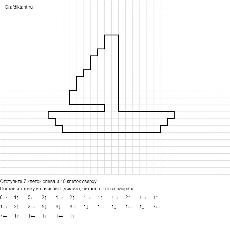 Математический диктант подготовительная группа