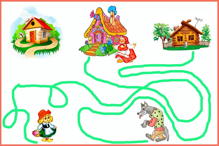 Лабиринт сказочные герои