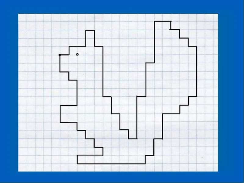 Рисование по клеточкам для детей