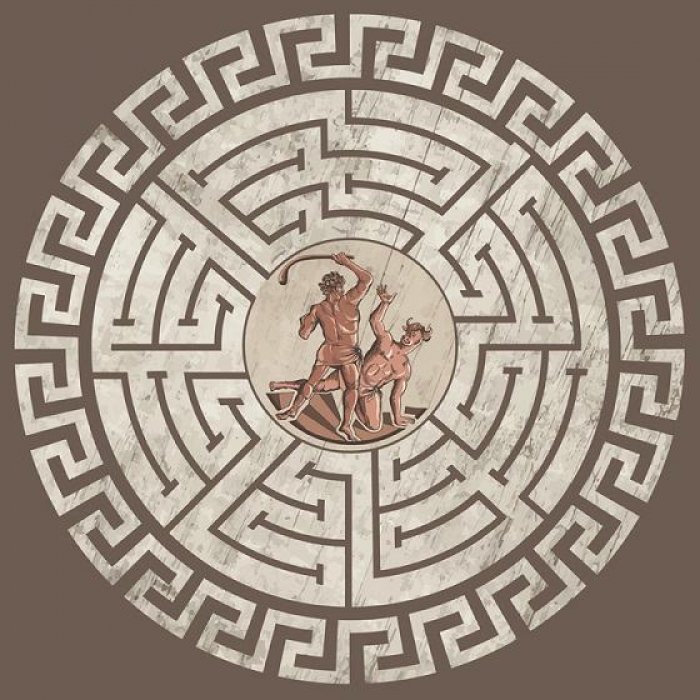 Остров Крит Греция Лабиринт Минотавра