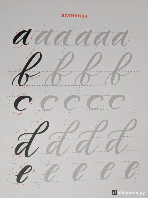 Каллиграфические прописи