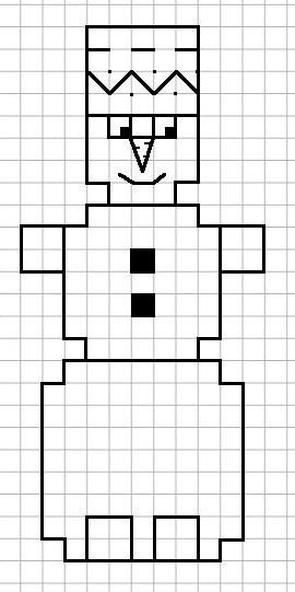 Простые рисунки по клеточкам