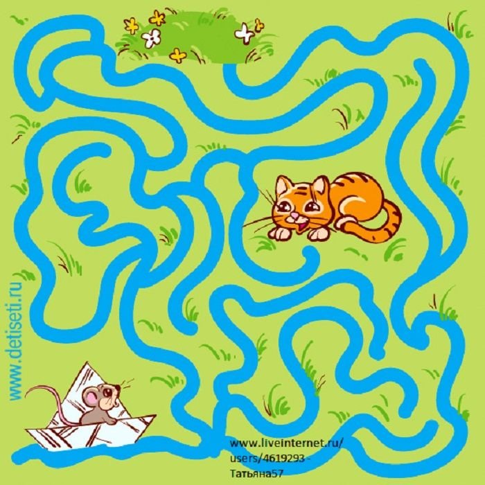Лабиринт игра для детей 3 лет