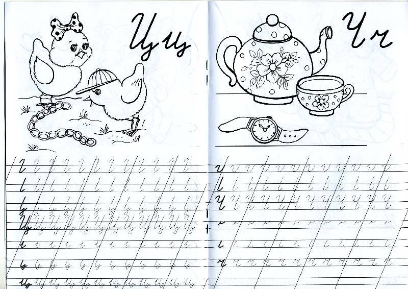 Прописи ч для дошкольников