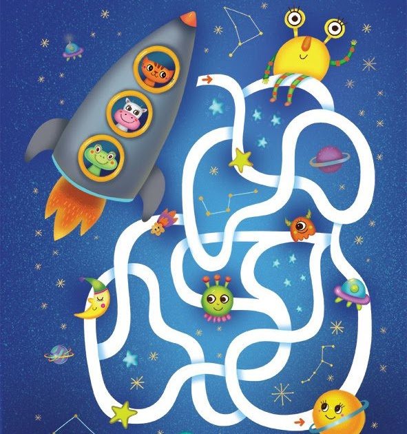 Игра ходилка космический Лабиринт