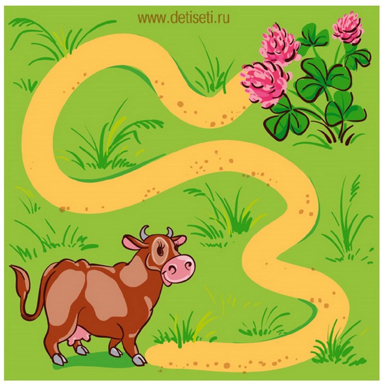 Лабиринт дорожки для детей