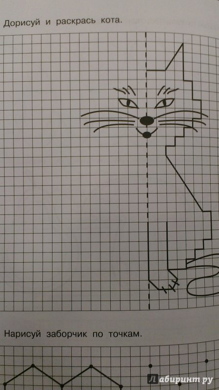 Графический диктант по клеточкам