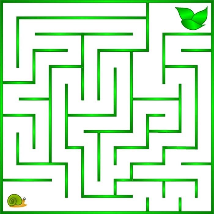 Лабиринты для детей цветные