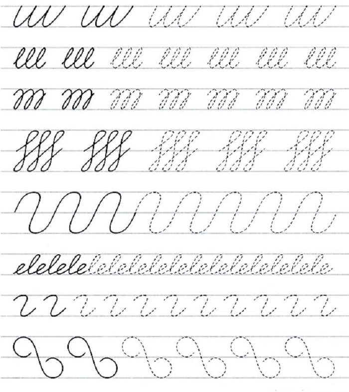 Прописи для детей палочки крючочки