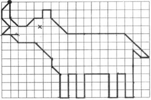 Графический диктант по клеточкам