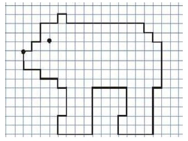 Животные по клеточкам для детей