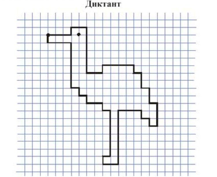 Рисунок по клеточкам 1 класс