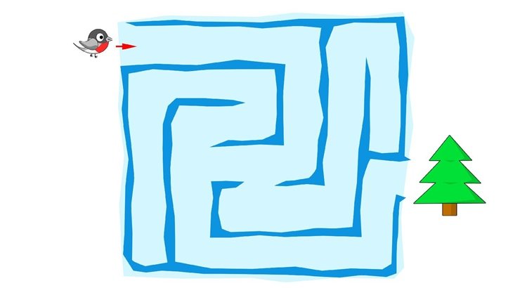 Снежный Лабиринт для детей