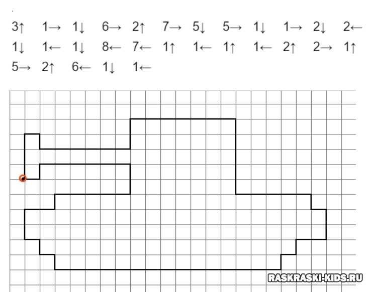 Математический диктант для дошкольников 5-6 лет