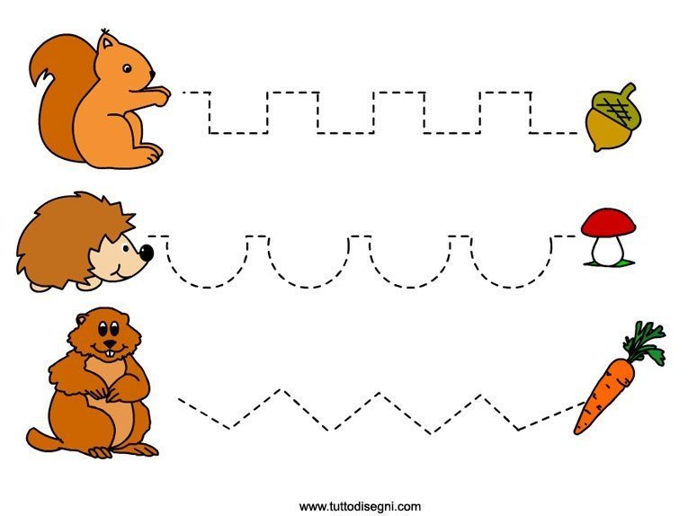 Графомоторика для 4 лет с заданиями