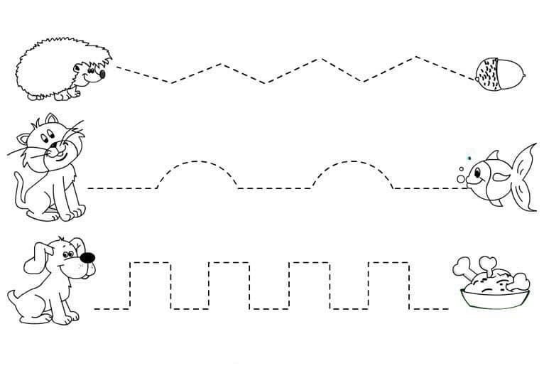 Графомоторика для малышей 2 года