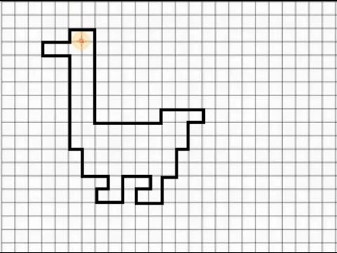 Графический диктант Гусь