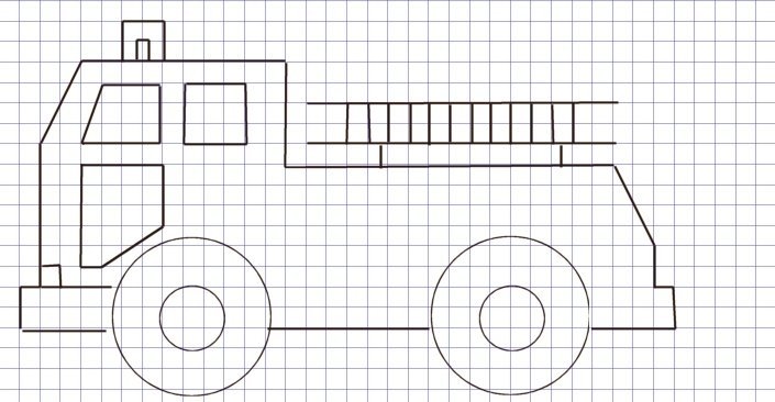 Графический диктант машина