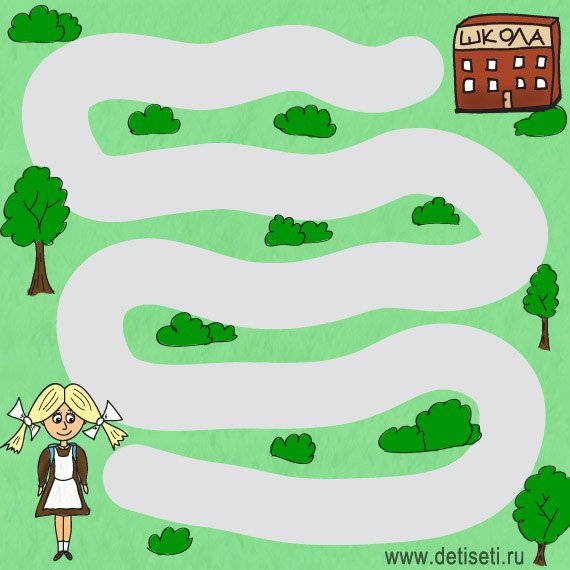 Лабиринт проводилки для детей