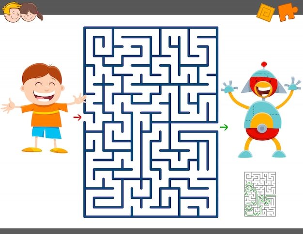 Лабиринт робот