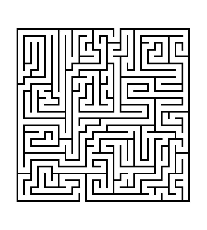 Лабиринт сложный