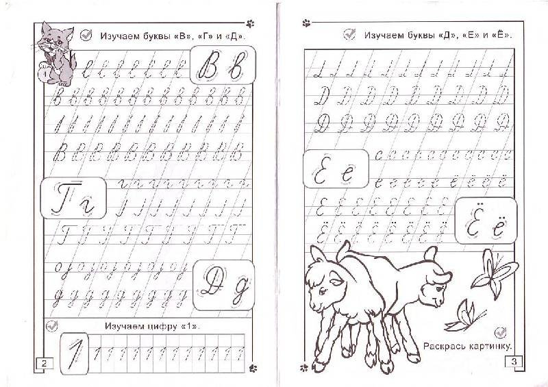 Прописи для дошкольников элементы прописных