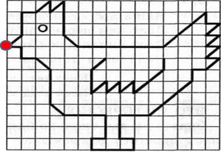 Графический диктант по клеточкам
