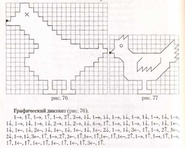 Графический диктант 1 класс по клеточкам