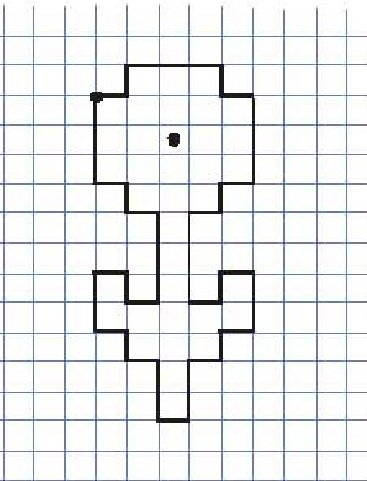 Несложный графический диктант для дошкольников