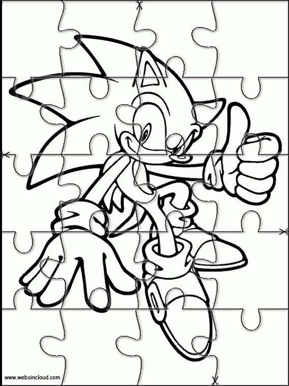Раскраски для мальчиков Соник