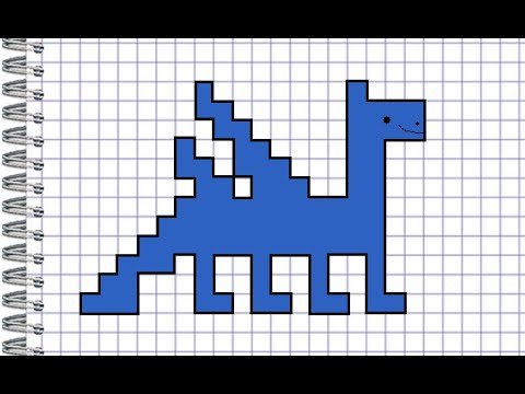 Диктант по клеточкам дракон