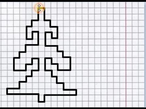 Графические рисунки по клеточкам