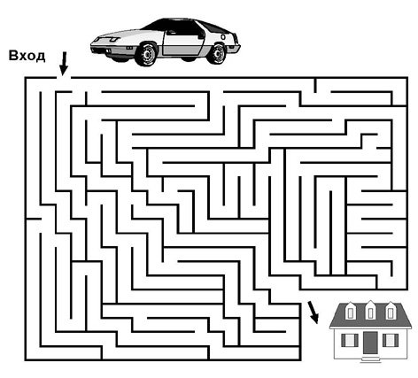 Лабиринты для дошкольников