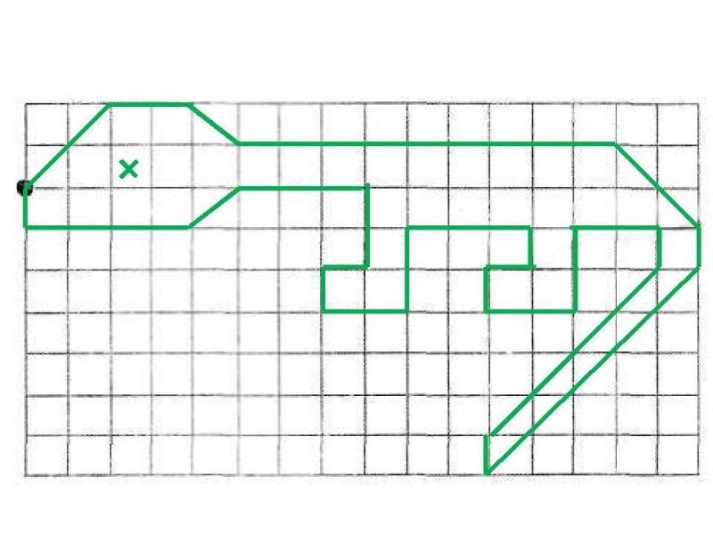 Графический диктант самолет