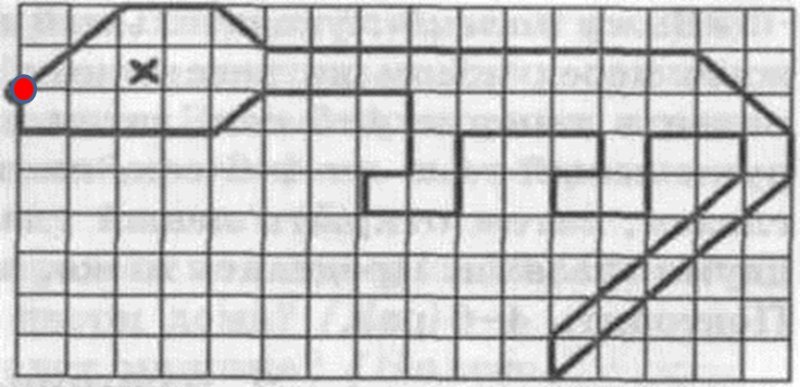 Графический диктант 1 класс по клеточкам