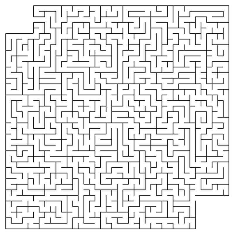 Лабиринт сложный