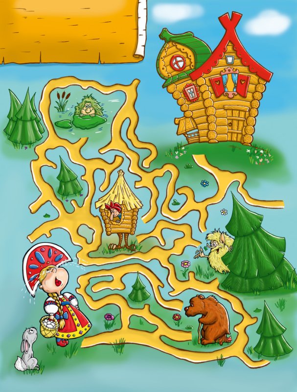 Сказочные лабиринты