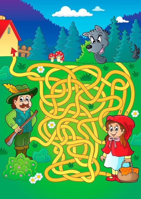 Лабиринты по сказкам
