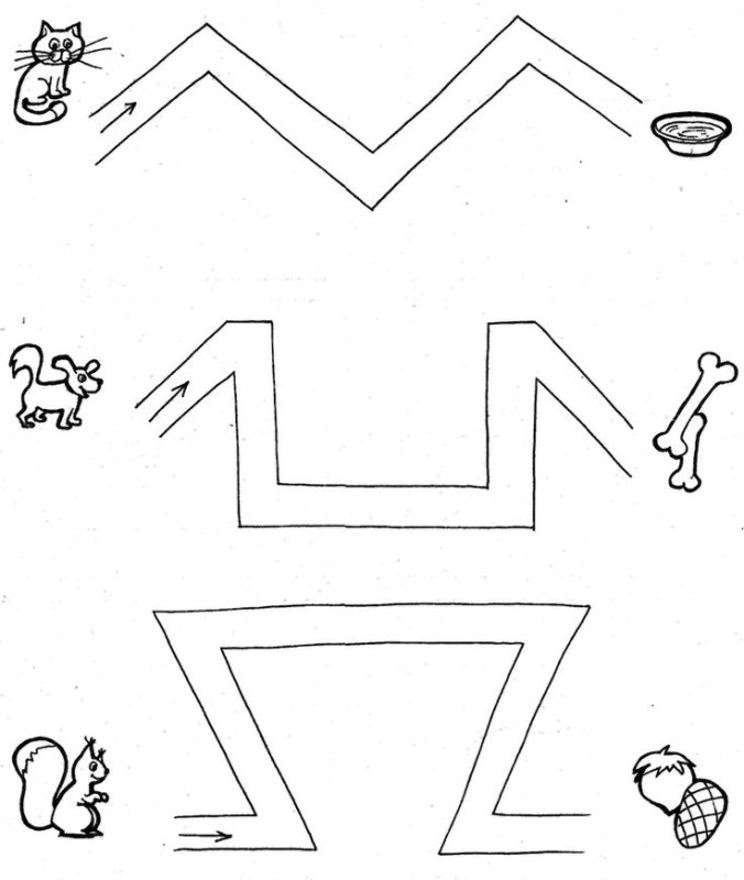 Лабиринт простой для детей