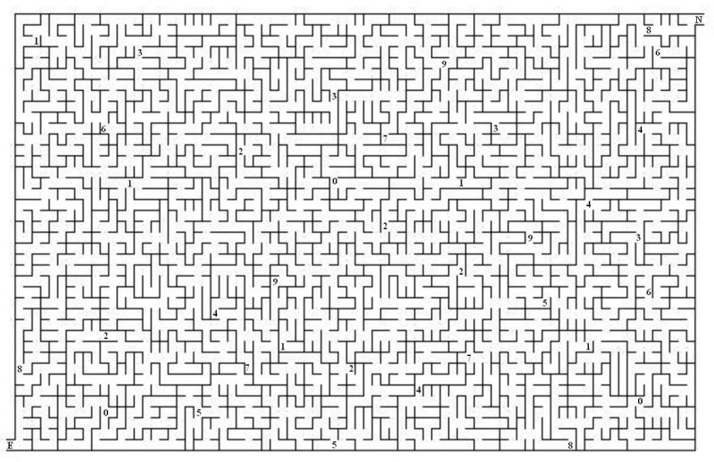 Лабиринты для детей сложные