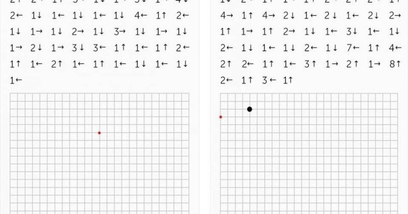 Графический диктант задания