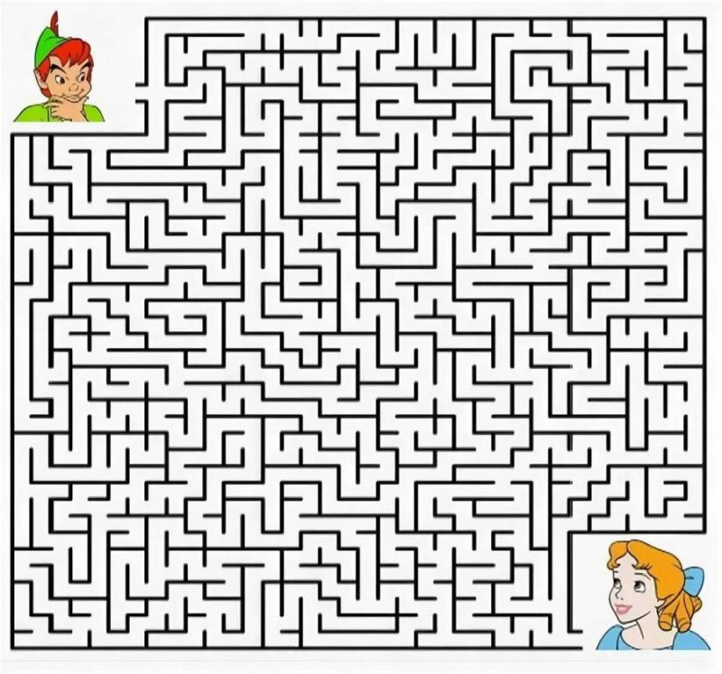 Задание Лабиринт 10 лет