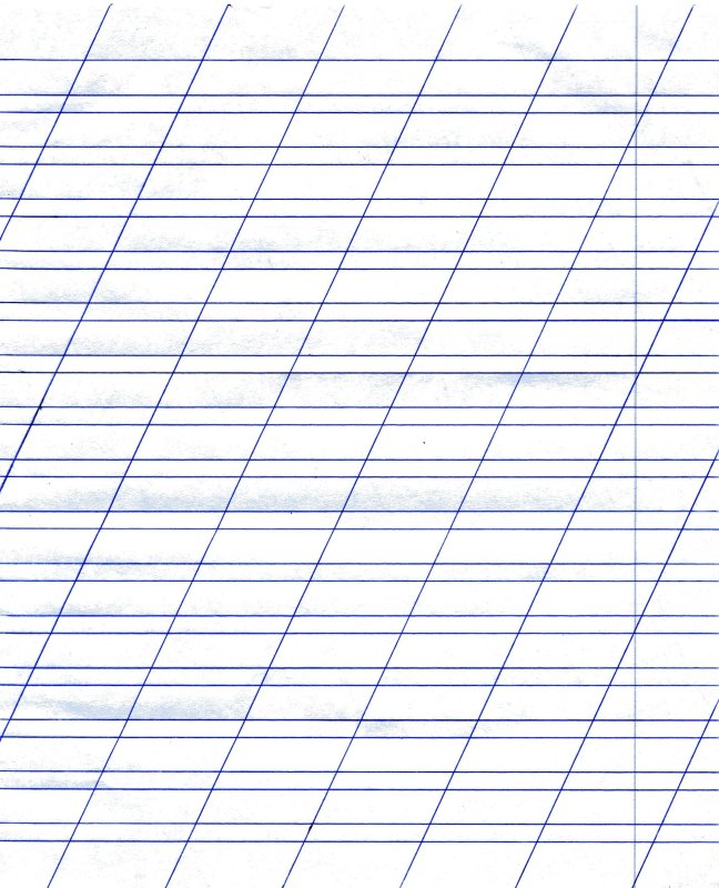 Разлиновка косая линия а4