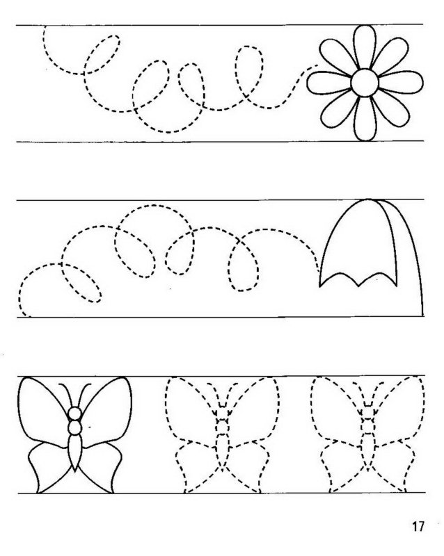 Прописи для дошкольников 3-4 года