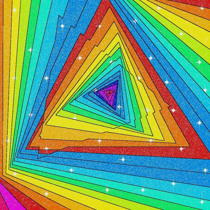 Радужный Лабиринт фон для фотошопа