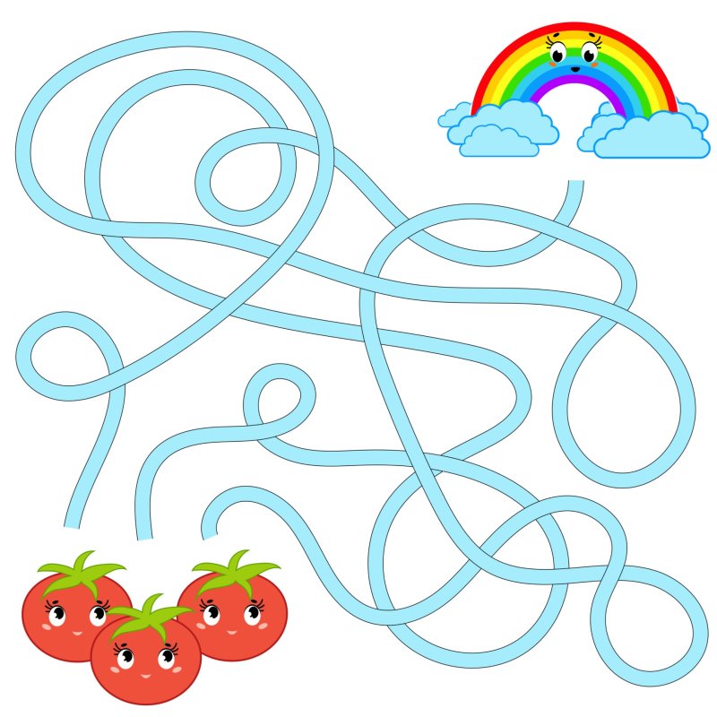 Лабиринт Радуга для детей